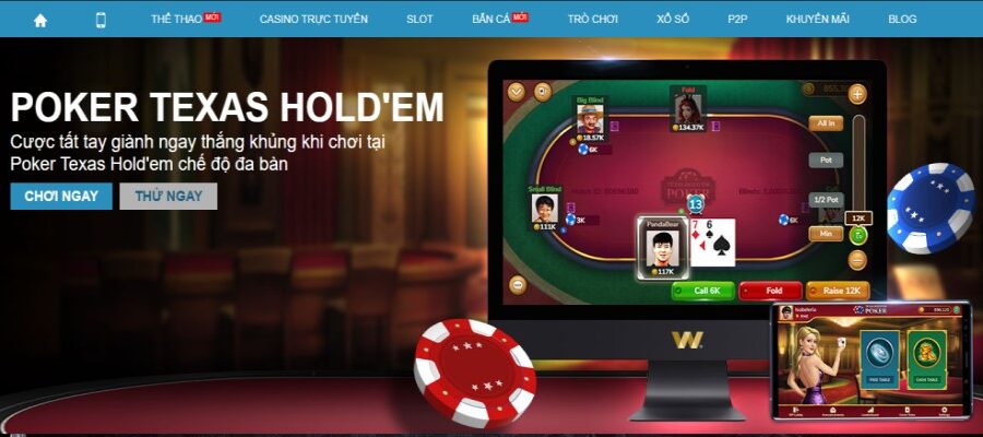 W88 Poker trực tuyến